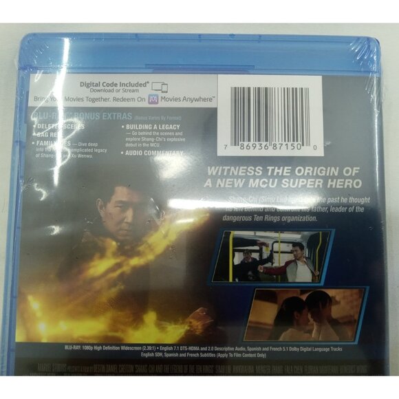 Shang-Chi Legend of Ten Rings Blu-ray Marvel Superhero NEW Sealed - Picture 7 of 7